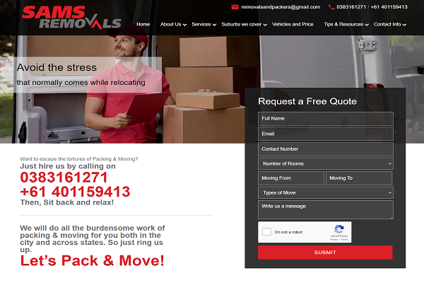 Sams Removals Wyndham